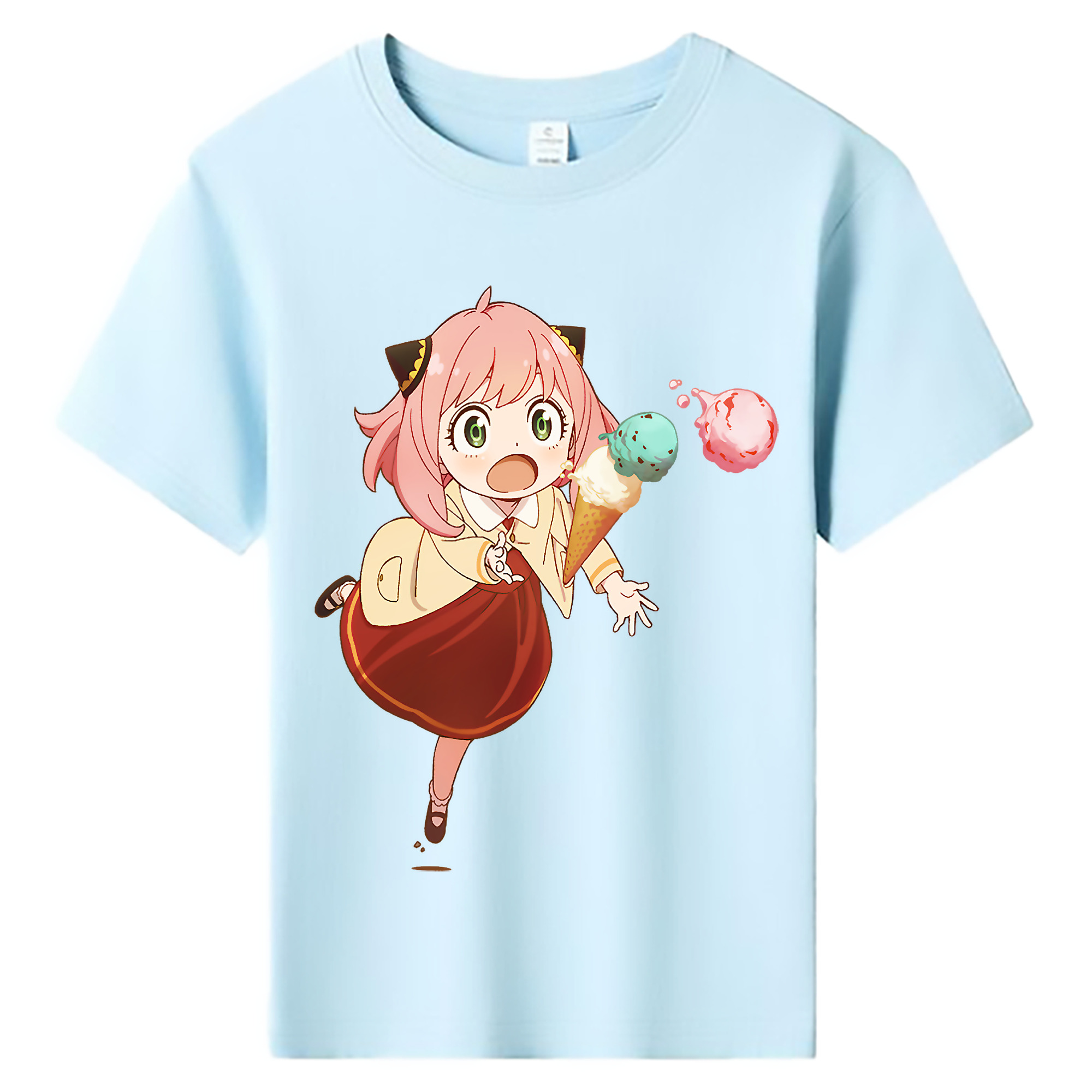 （画像用） SPY×FAMILY间谍家家酒 綿100％キッズTシャツ（フロントプリント）